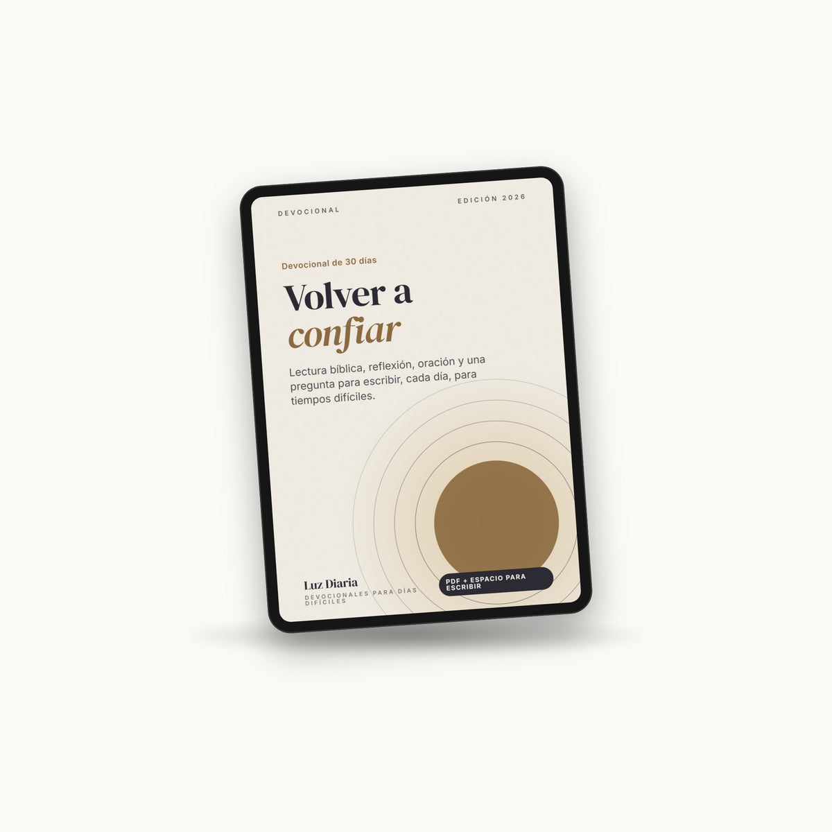 Volver a confiar: devocional de 30 días para tiempos difíciles