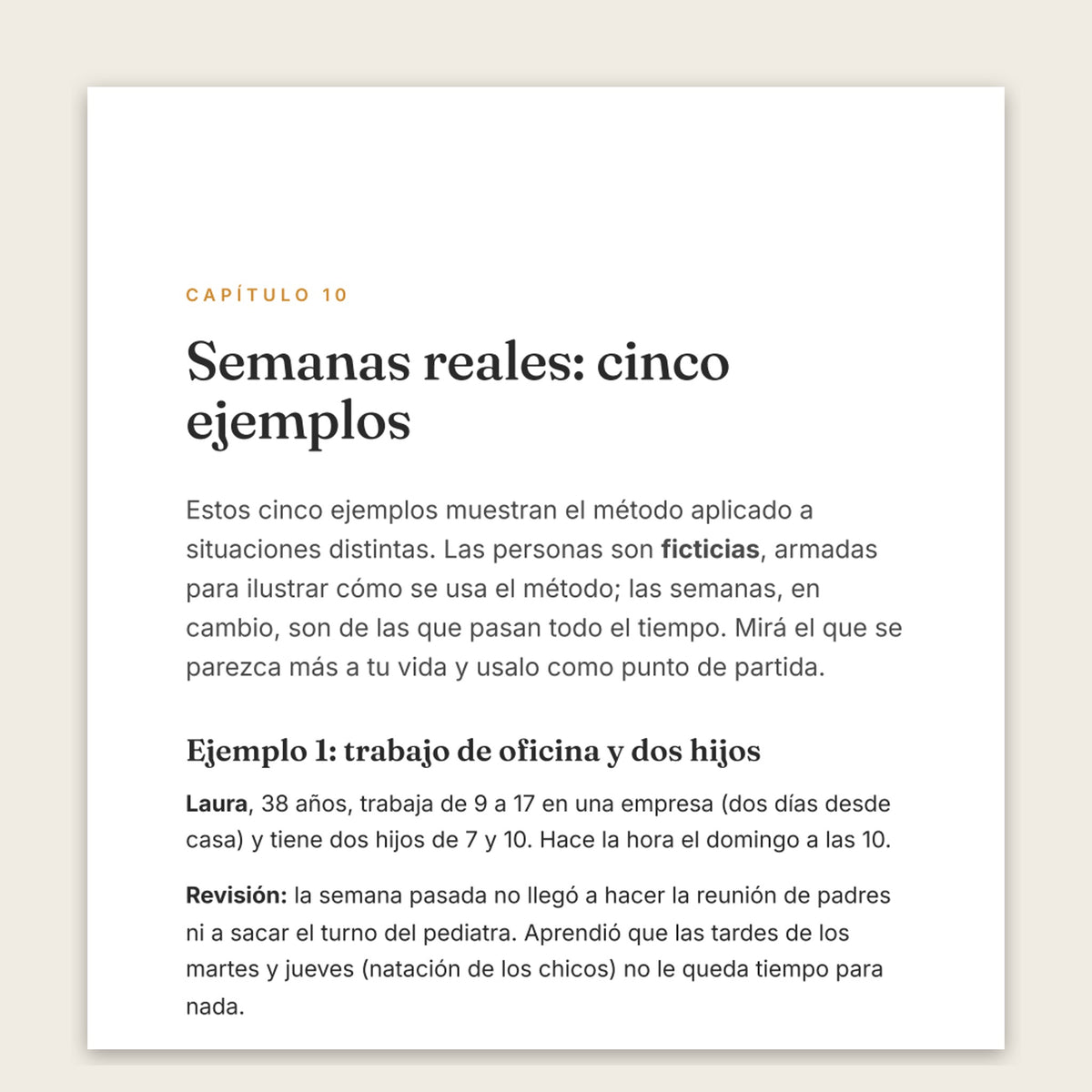 Organizá tu semana en una hora